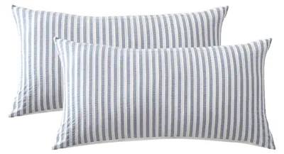 Obrázok produktu pre Poťahy na vankúše Jacquard, bavlna, 50x70 cm, denim, modrá, 2 kusy.