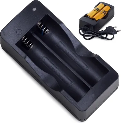 Produktbild von Verk 02037 Batterieladegerät DC 4,2 V/1000 mA 18650
