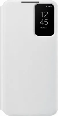 Image de Folio pour Samsung Galaxy S22+ 5G S View Cover avec fenêtre transparente Blanc Samsung