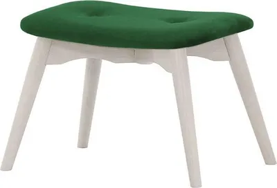 Image de Repose-pied Ducan Velvet-Kronos 14-Blanc