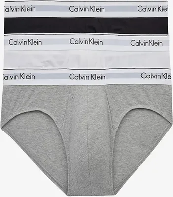 Obrázok produktu pre Súprava troch pánskych nohavičiek v čiernej, bielej a sivej farbe Calvin Klein Underwear