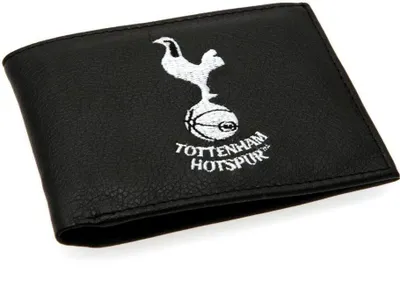 Obrázok produktu pre Tottenham Hotspur FC - Vyšívaná peňaženka TA598 (jedna veľkosť) (čierna)