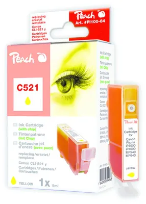 Zdjęcie produktu dla Peach 313553, Żółty, Tusz na bazie pigmentu, 1 szt.
