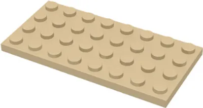 A single LEGO plate on a white background.