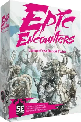Produktbild von Epic Encounters Camp of the Bandit Twins - Miniaturen - Tabletop-Rollenspiel Zubehör - ENG Edition