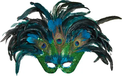 Produktbild von Pfauenfeder Maske Deluxe