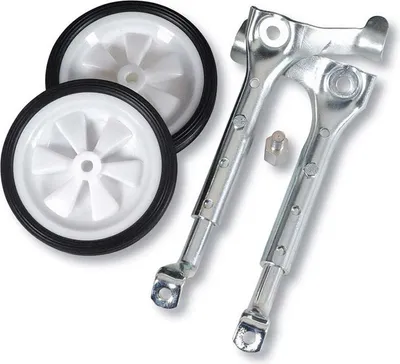 Obrázok produktu pre V BIKE Detské stabilizátory na bicykel nastaviteľné 350-500mm 14-20'' s očkom na prevodník