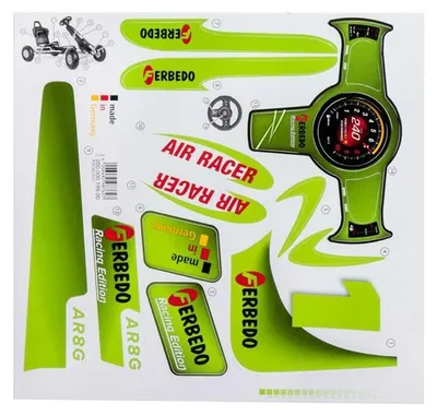 Produktbild von Ferbedo Aufkleber grün Ferbedo GoKart AR8G