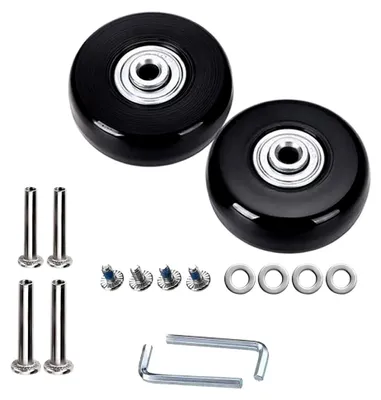 Produktbild von 2 Stück Ersatzrollen für Gepäckkoffer, 50mm x 18mm