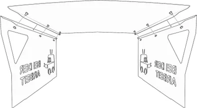 Produktbild von Mähroboter Garage | Carport Überdachung für Rasenmäher | Metall 60x78x33 cm, Farbe:Arbeit Schwarz Matt 60cm