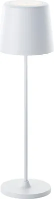 Obrázek produktu pro Brilliant Lampe Kaami LED venkovní stolní lampa 37cm bílá matný kov/dřevo bílá 2 W LED integrovaná