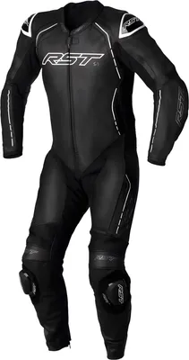 Immagine prodotto di Tuta in pelle RST S1 CE - Nero/Nero/Bianco Taglia 3XL