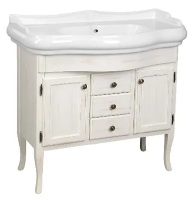 Immagine prodotto di Sapho Retro - Mobile lavabo 890x800x480 mm, bianco antico 1621