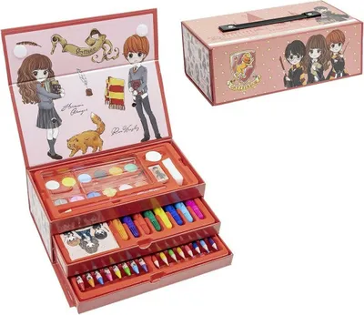 Produktbild von Malerei-Set Harry Potter Aktentasche Rot