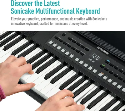 Obrázek produktu pro Klávesová nástroj s 61 klávesami, přenosné – piano – hudební klávesy – digitální piano – klávesnice