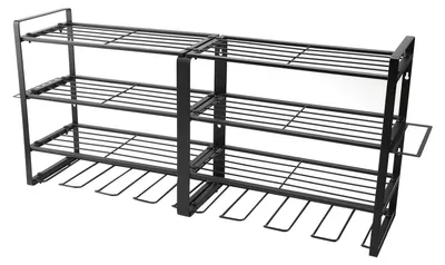 Immagine prodotto di Porta utensili a parete - 4 livelli - Nero