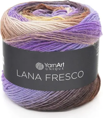 Produktbild von Yarnart Lana Fresco 8103 Multicolor Wolle 100% Natur für warme und weiche DIY-Projekte