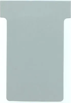 Produktbild von Nobo T-Karten, IND2 (100), grau, Grau, 60 g, 61 mm, 86 mm, 20 mm, 70 g