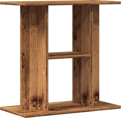 Obrázek produktu pro vidaXL Stojan na akvárium z regenerovaného dřeva 60x30x60 cm materiál na bázi dřeva