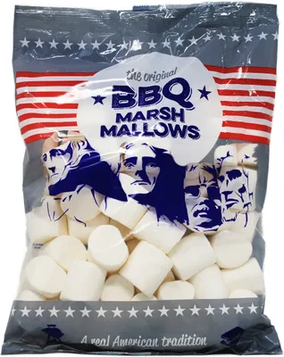 Produktbild von The Marshmallow BBQ original weiße amerikanische Marshmallow 250g