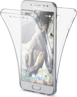 Produktbild von Samsung Galaxy J5 2017 (EU-Modell) 360 Grad Hülle von NALIA, Silikon Full-Cover Transparent