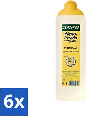 Produktbild von Heno de Pravia – Kölnisch Wasser – Originalduft – Erfrischend & – 780 ml - Vorteilspack - 6 Stücke