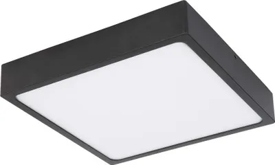 Produktbild von LED Deckenleuchte, Metall, Graphit, Opal, H 2,6 cm