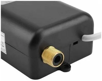Obrázok produktu pre Elektrické ohrievače vody 220–240 V, 3800 W – priame ohrievače vody s reguláciou teploty do kuchyne a kúpeľne (čierne)