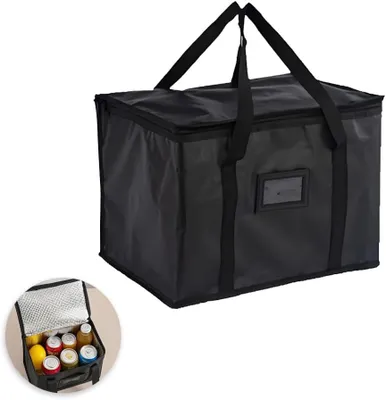 Obrázok produktu pre Chladiaca taška 40 l, na piknik, skladacia, izolačná, čierna