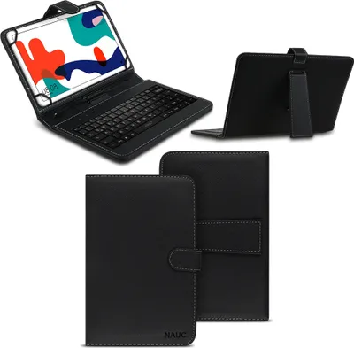 Produktbild von Tastatur Tasche für Huawei MatePad T10 9.7 Hülle QWERTZ Keyboard USB Schutzhülle