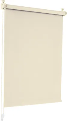 Obrázek produktu pro Sonello zatemňovací roleta Klemmfix bez vrtání 120 cm x 150 cm Krémová zatemňovací roleta okenní roleta roleta roleta s bočním vedením upínací roleta na okna a dveře