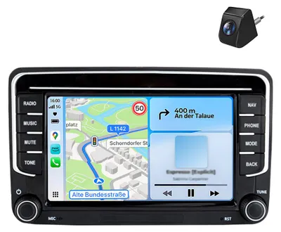 Immagine prodotto di Autoradio Android 128GB 4G LTE per Polo Golf 5 Passat skoda seat Touran Tiguan Beetle golf 6 Navi Carplay RDS Bluetooth