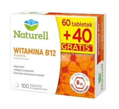 Produktbild von Naturell, Vitamin B12, 100 Kautabletten - Langfristig!