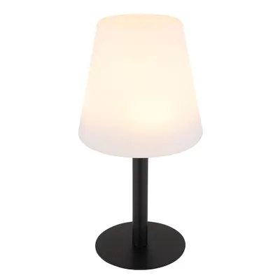 Produktbild von RGB LED Solar Tischleuchte, schwarz, weiß, Farbwechsel, H 30 cm