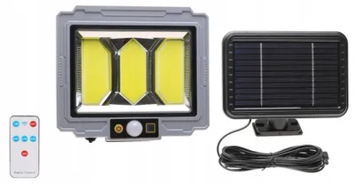 Zdjęcie produktu dla LAMPA SOLARNA Ogrodowa Uliczna LED COB Z CZUJNIKIEM Zmierzchu RUCHU 301