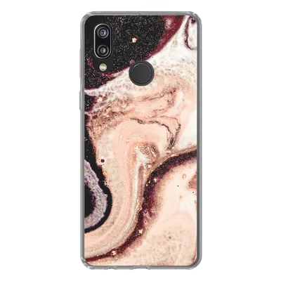 Produktbild von MuchoWow® Handyhülle Schutzhülle Hülle für Huawei P20 Lite (2020) Marmor - Mineralien - Naturstein Silikon Softcase Handy Hülle - Kartenhalter