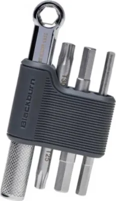 Produktbild von Blackburn Mini Switch Multitool, Schwarz, 6-in-1 Werkzeug, 40 x 15 mm