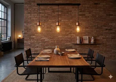 Obrázek produktu pro Euro-Lamp Závěsná lampa Diamo 3 měď 3×60 W VÝROBCE