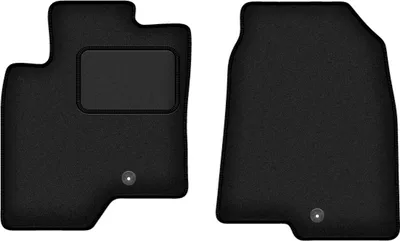 Image de Tapis de sol avant velours sur-mesure pour Chevrolet Captiva (2006-2017, 7 personnes) noir, jeu 2 pièces, fixations - STANDRAD