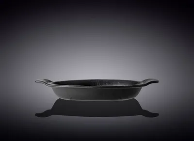 Image de Wilmax, moule à cake rond, 800 ml, noir, en porcelaine