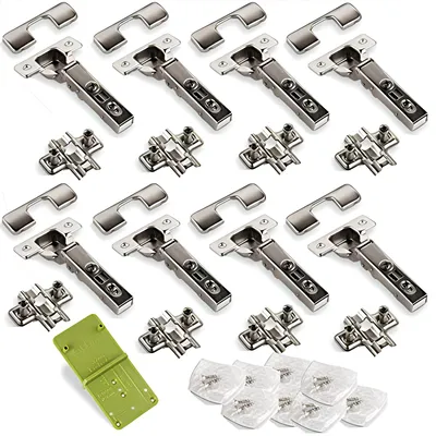 Produktbild von SOTECH Topfband T45 Eckanschlag 110° – Automatikscharnier, Klickmontage, SOFT-CLOSE (8 Stück)
