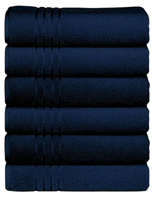 Produktbild von Madison Duschtuch, 70x140 cm, Dunkelblau, weiches, hoch absorbierendes, schnell trocknendes Duschtuch im 2er-Pack
