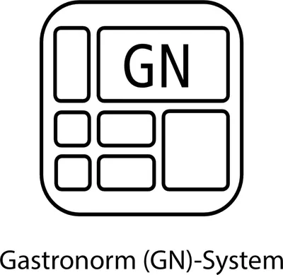 Productafbeelding van APS 81802 GN 2/4 gastronoormaat container, roestvrij staal, 530 x 162 mm, 3,6 liter