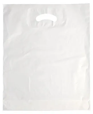 Produktbild von Griffloch-Tragetaschen, HDPE 44 cm x 36 cm x 9 cm weiss