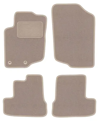 Immagine prodotto di Tappetini in moquette per Peugeot 207CC 2006-2012 (coupé/cabrio) – set 4 pezzi, beige, su misura – Wielganizator LUX