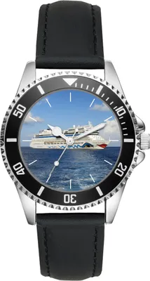 Produktbild von KIESENBERG Herrenuhr Armbanduhr Aida Kreuzfahrt Geschenk Fan Artikel Zubehör Fanartikel Analog Quartz Uhr L-20328