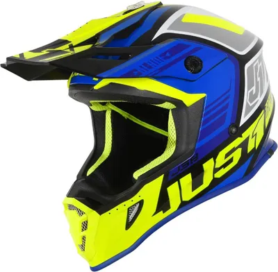 Zdjęcie produktu dla Kask Just1 J38 Blade Blue-Fluo Yellow-Black