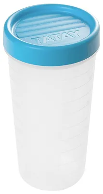 Zdjęcie produktu dla Pojemnik na żywność hermetyczny - Pojemnik na żywność - 0,6 l - Zakrętka - Wolny od BPA - Niebieski