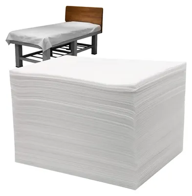 Produktbild von Einweg-Massageliege-Auflage Einmal-Massagelaken Vlies - 180 x 80 cm - Weiß - 100 Stück