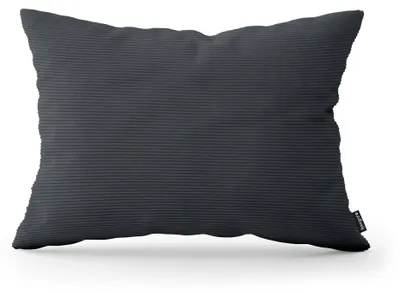 Immagine prodotto di Cuscino decorativo Cord, colore Grigio Pietra, 40 x 55 cm